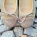 PAUL GREEN Ursula Metallic Suede Ballet Flats 6.5 / Classic Elegant Timeless