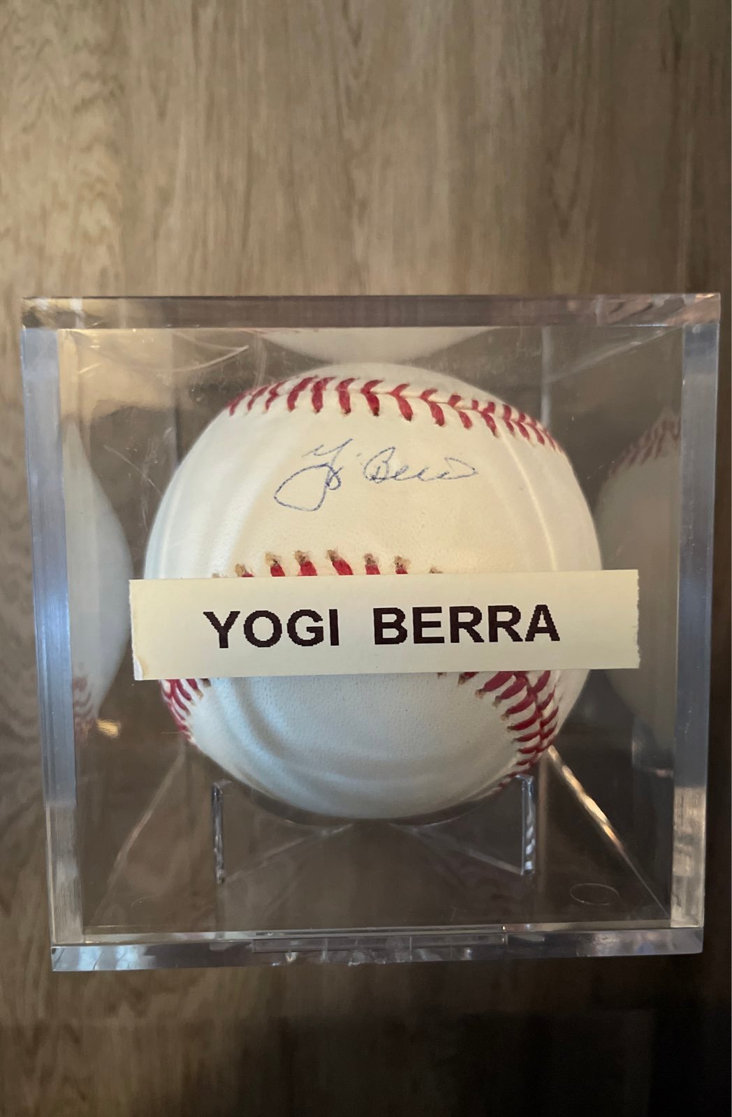 Yogi berra Signed Baseball