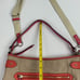 Coach Bag DAISY SPECTATOR LEATHER CONVERTIBLE HOBO F23903 tan Pink coral EUC