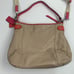Coach Bag DAISY SPECTATOR LEATHER CONVERTIBLE HOBO F23903 tan Pink coral EUC