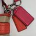 Coach Bag DAISY SPECTATOR LEATHER CONVERTIBLE HOBO F23903 tan Pink coral EUC