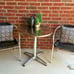 27.5” Round Restaurant Patio Outdoor Indoor Bistro Dining Table Industrial Metal