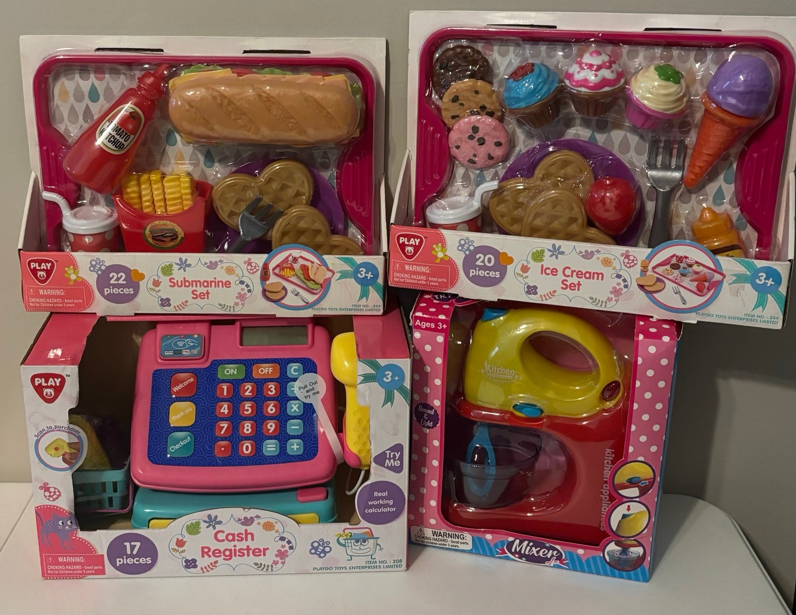 Pretend food Playset