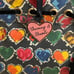Dooney & Bourke Vintage Colorful Hearts Handbag w/ matching Wristlet