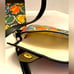 Dooney & Bourke Vintage Colorful Hearts Handbag w/ matching Wristlet