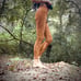 Boutique Brown Lambskin Suede Pants XS