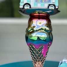 Reserved for AMY 1-3-wick dripping candle holder & 1- Icecream truck Wallflower