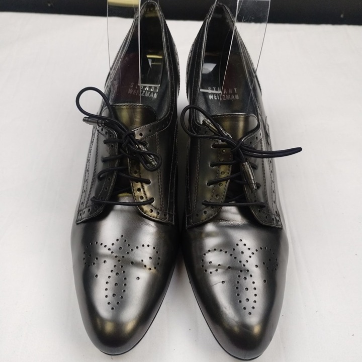 Stuart Weitzman Women's Silver Heels/Oxfords Sz7.5M SKU3914