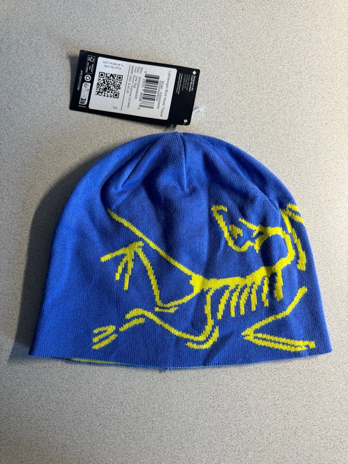 Arcteryx Lightweight Bird Head Beanie Electra/euphoria