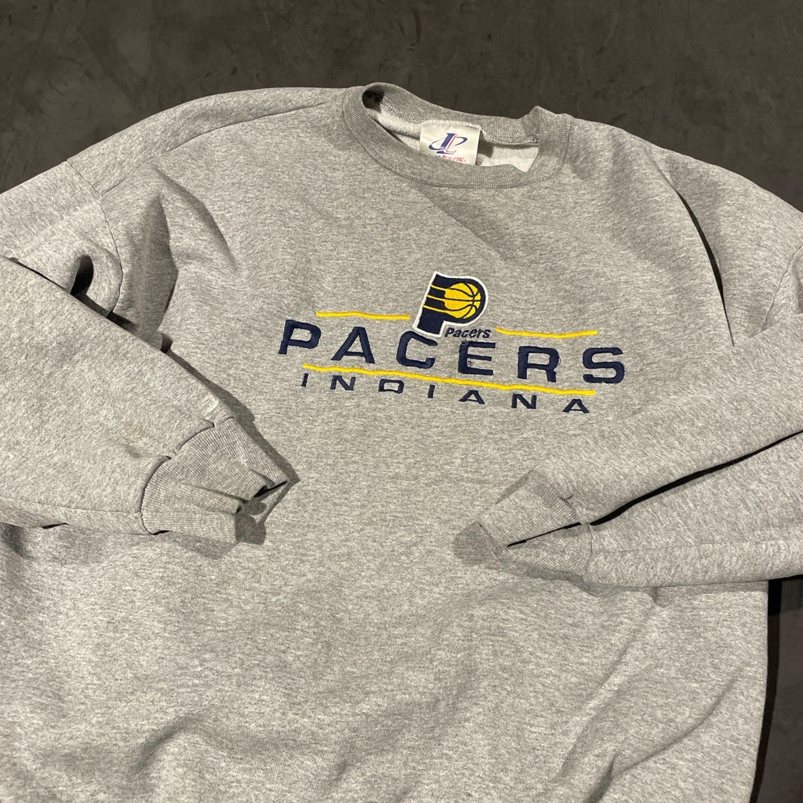 Mens vintage 90s Logo Athletics NBA Indiana pacers embroidered logo sweatshirt