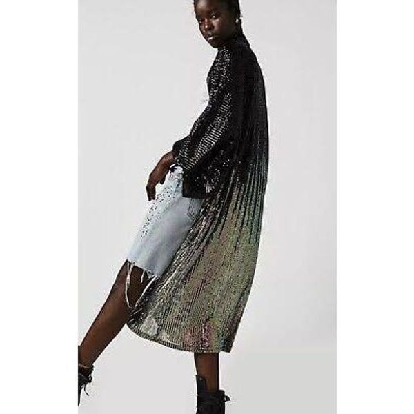 New Free People Party On Sequin Kimono