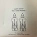 Gorham Crystal SALT & PEPPER SHAKERS LADY ANNE 2PC NEW IN THE BOX