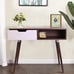 Makeup Vanity Desk with Drawer, Simple Modern White Dressing Table