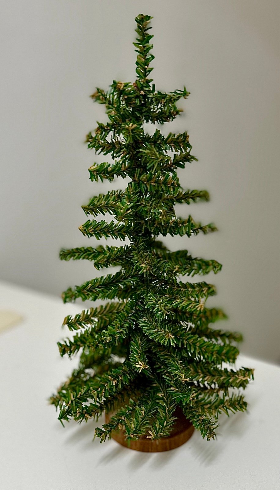 Vintage Department 56 Miniature Wire Brush Christmas Tree