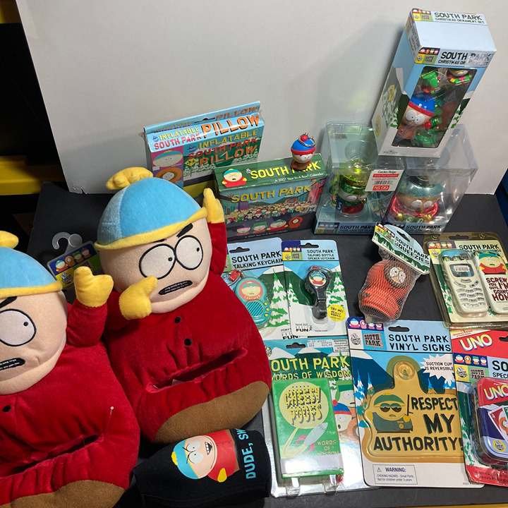 South Park Merchandise Lot Comedy Central Partners Sign Mug Squeezie Phonecase
