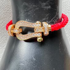 Red horseshoe bracelet （big）