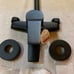 Bathroom Hand Shower Bathtub Hand Spray Faucet Set Black Wall Mount Mixer Tap
