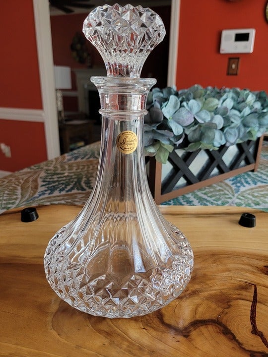 Vintage Cristal Longchamp Decanter by CRISTAL D' ARQUES - FRANCE