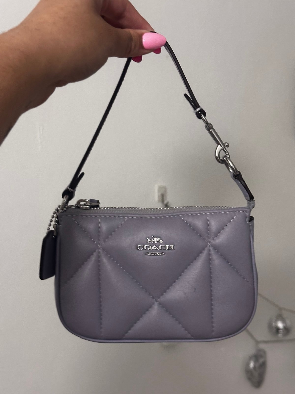 Purple Mini Coach Bag