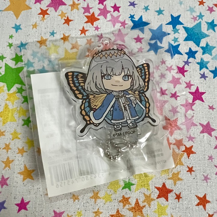 Fate/Grand Order Oberon Servant SD Mini 2.5 Acrylic Mascot Keychain / Stand New