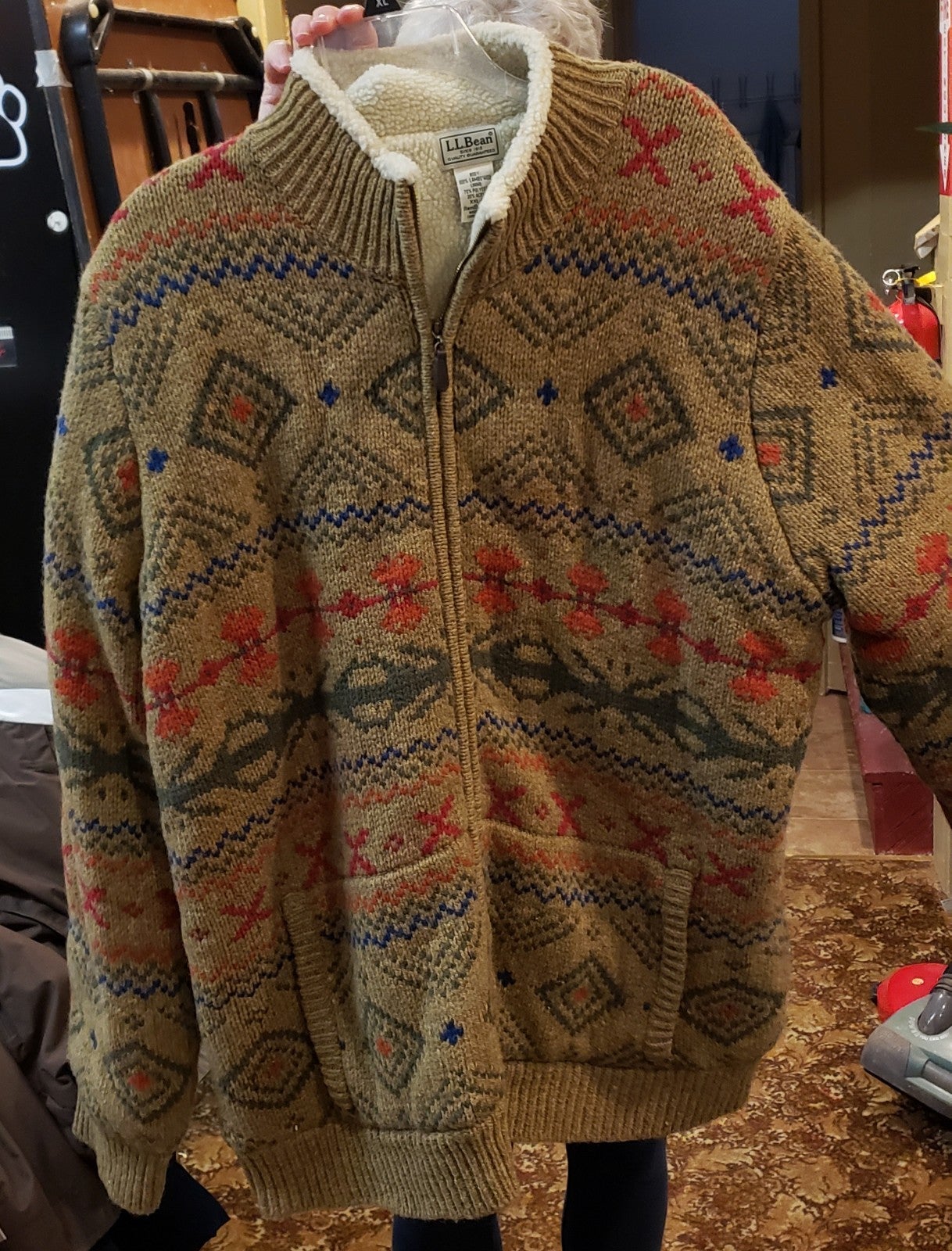 Ll bean mens wool deals jacket