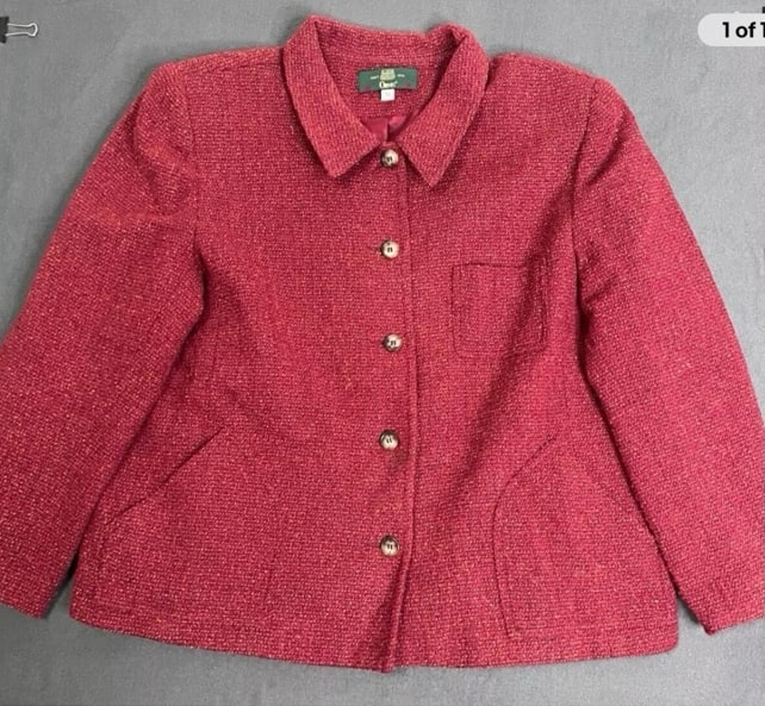 Orvis Women Blazer Wool Size - 20 (XXL)