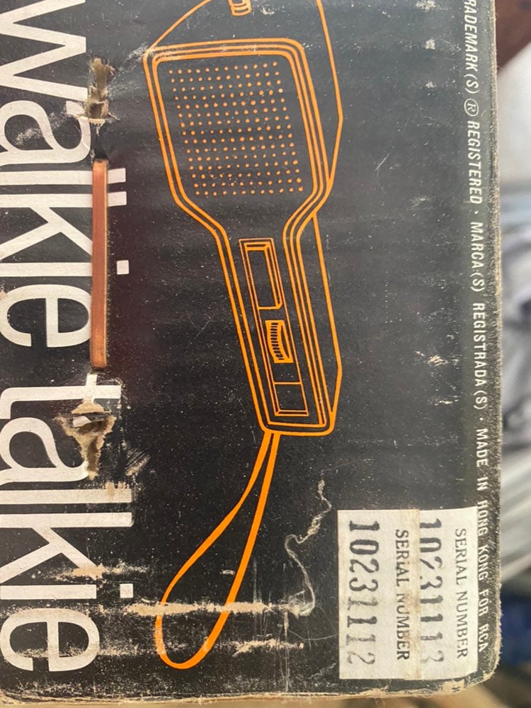Vintage RCA walkie talkie