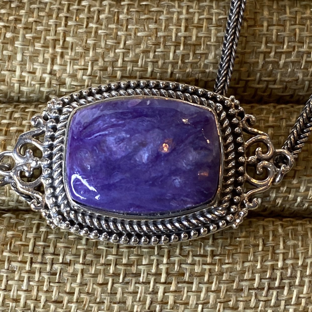 Beautiful Genuine Charoite Bracelet