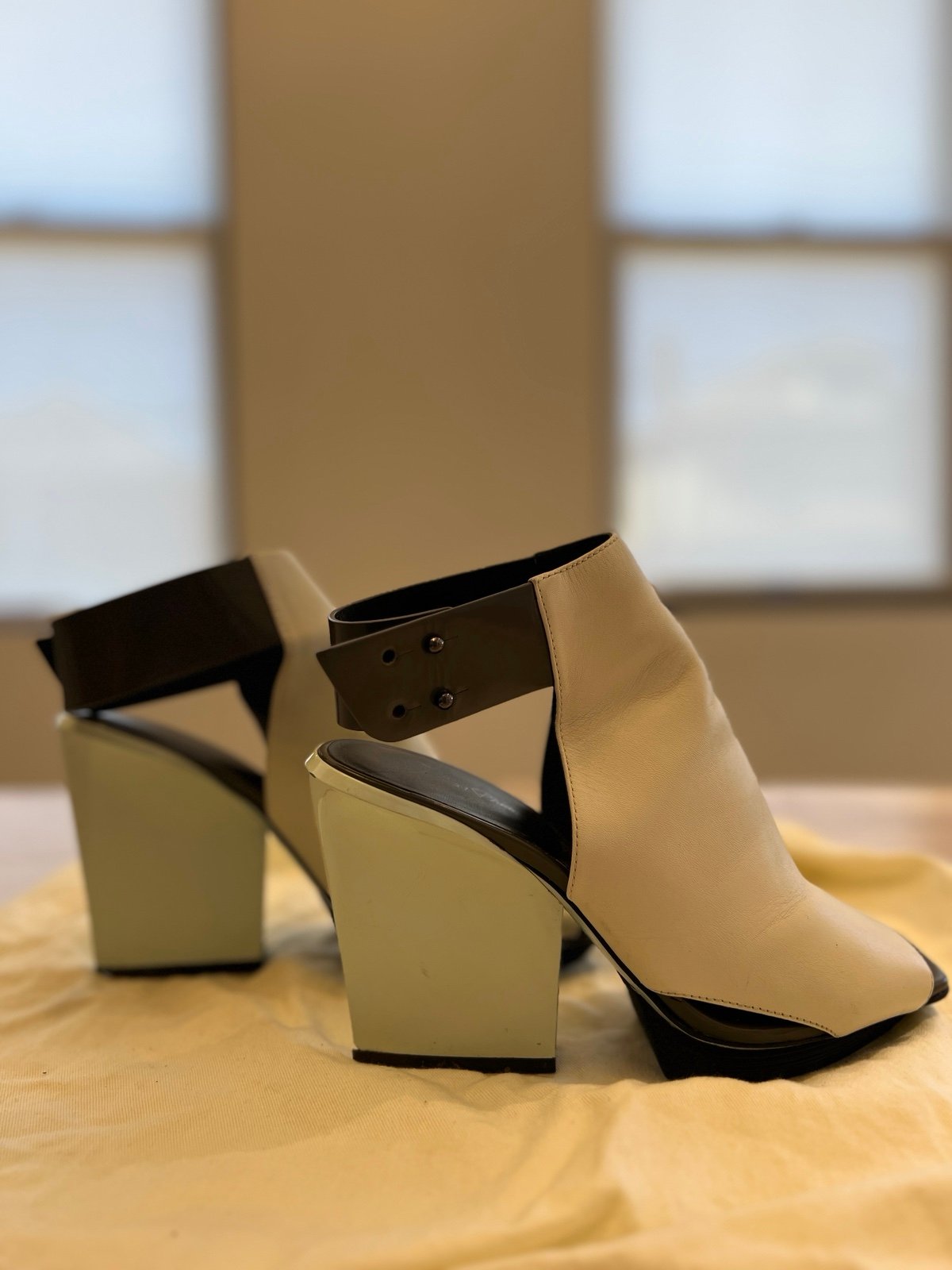 3.1 Phillip Lim Colorblock Juno Sandal Heels