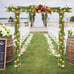Steel Garden Trellis Patio Flower Archway Vine Arch for Weddings & Outdoor
