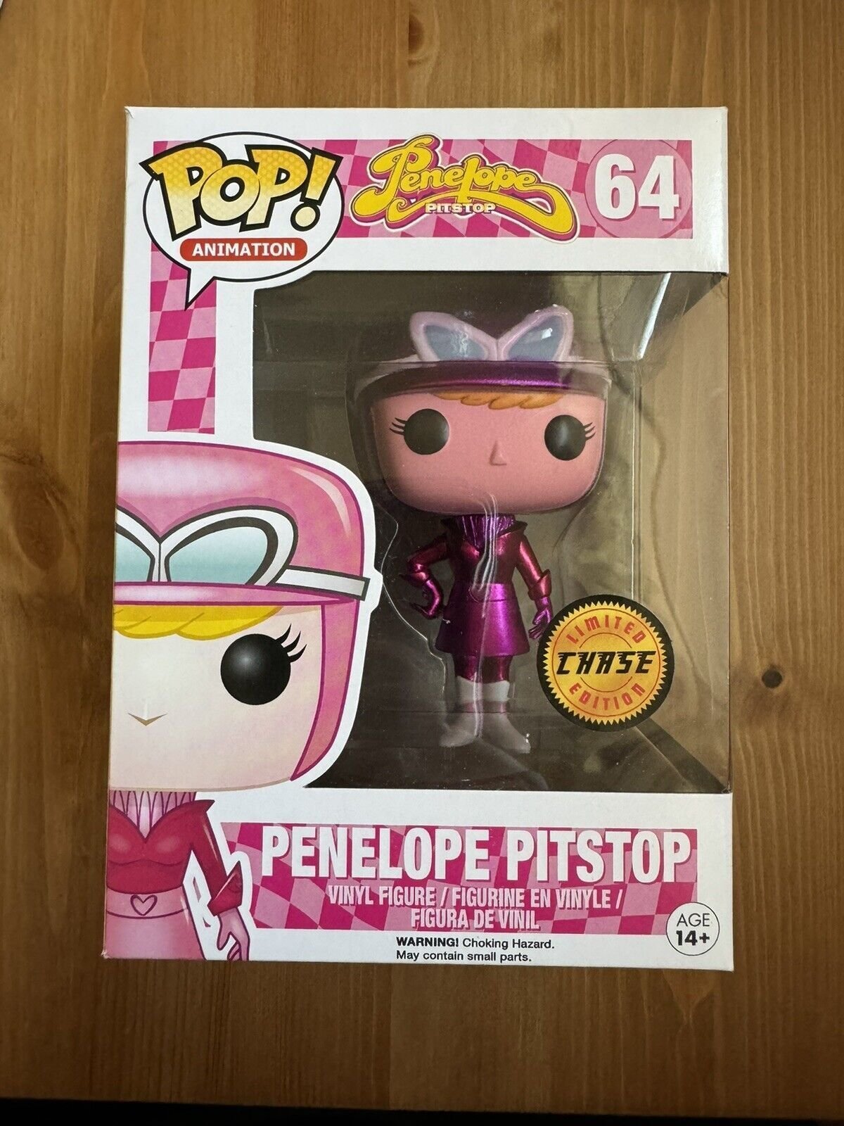 Funko Pop Animation -#64 Penelope Pitstop Metallic Chase - Wacky Races