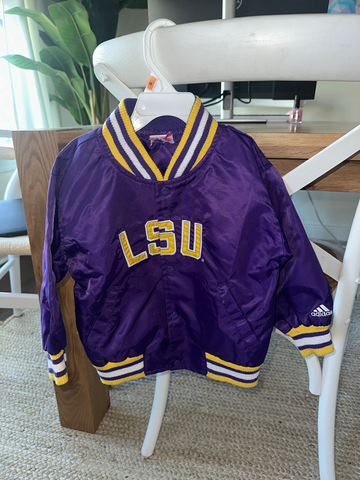 Toddler LSU bomber jacket