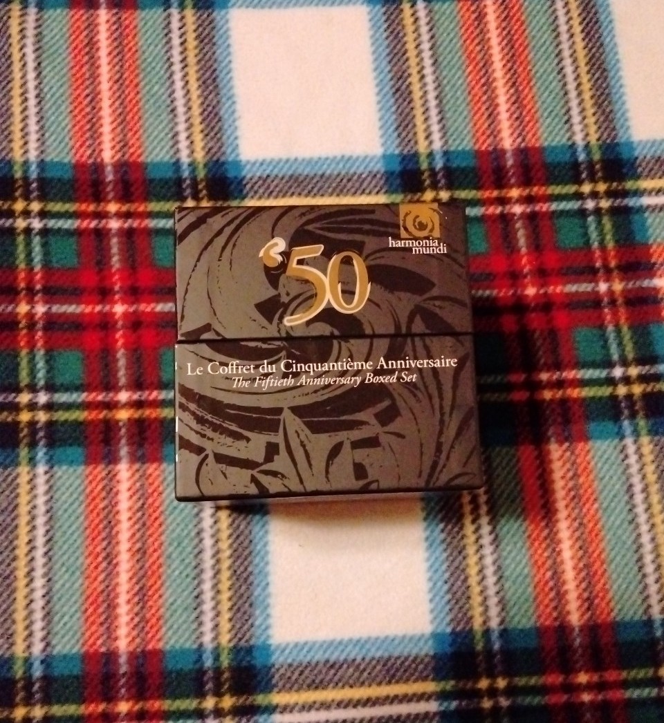 Harmonia mundi disc set.