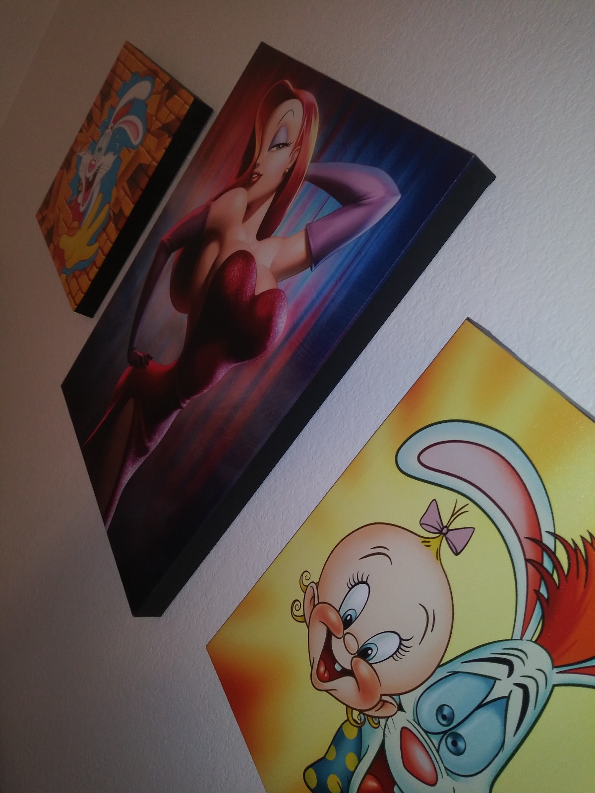 Roger and Jessica Rabbit Canvas Set