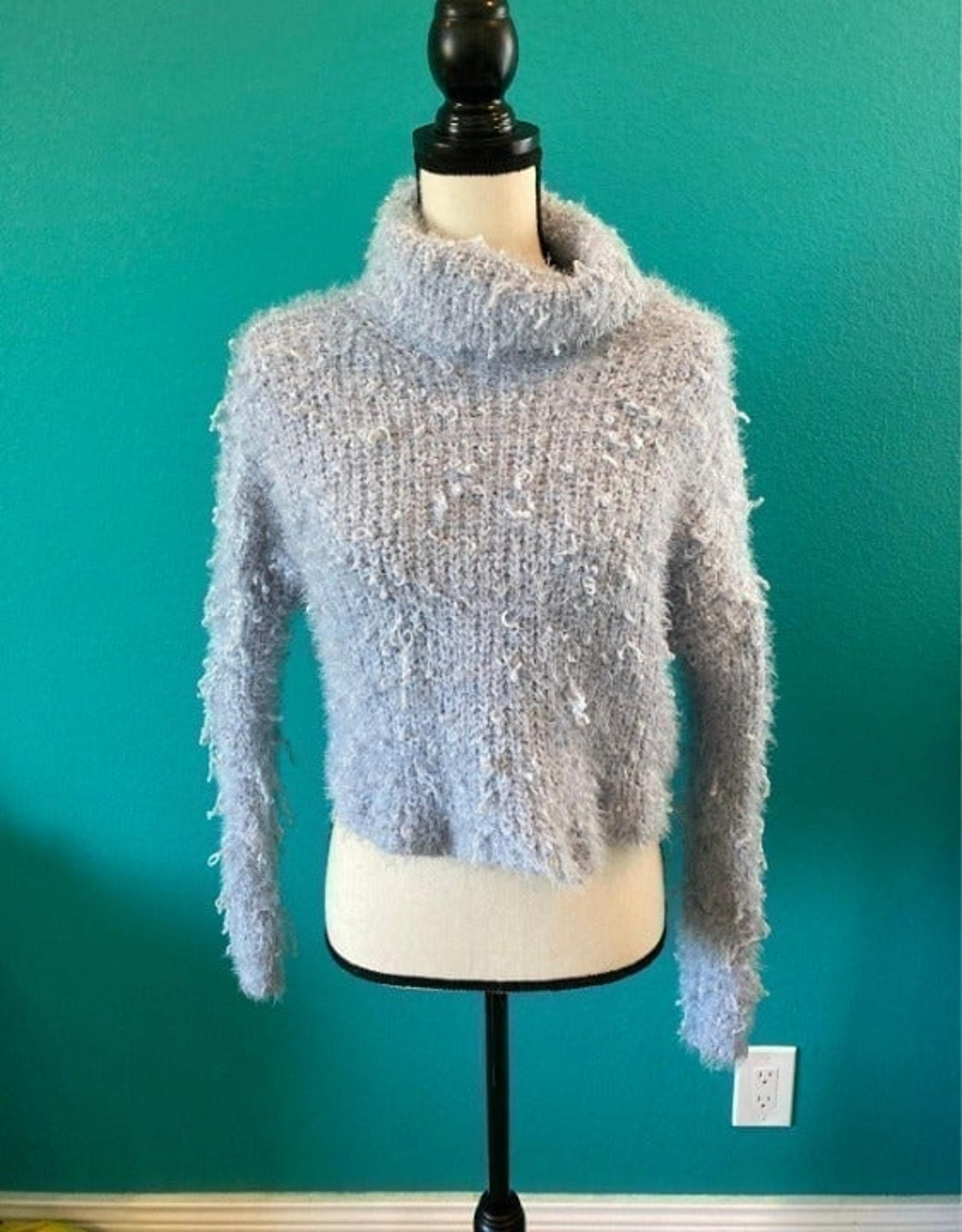 Pacsun La hearts Fuzzy Knit Turtleneck sweater