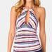 Anne Cole Stormy Seas Keyhole Tankini Top-M