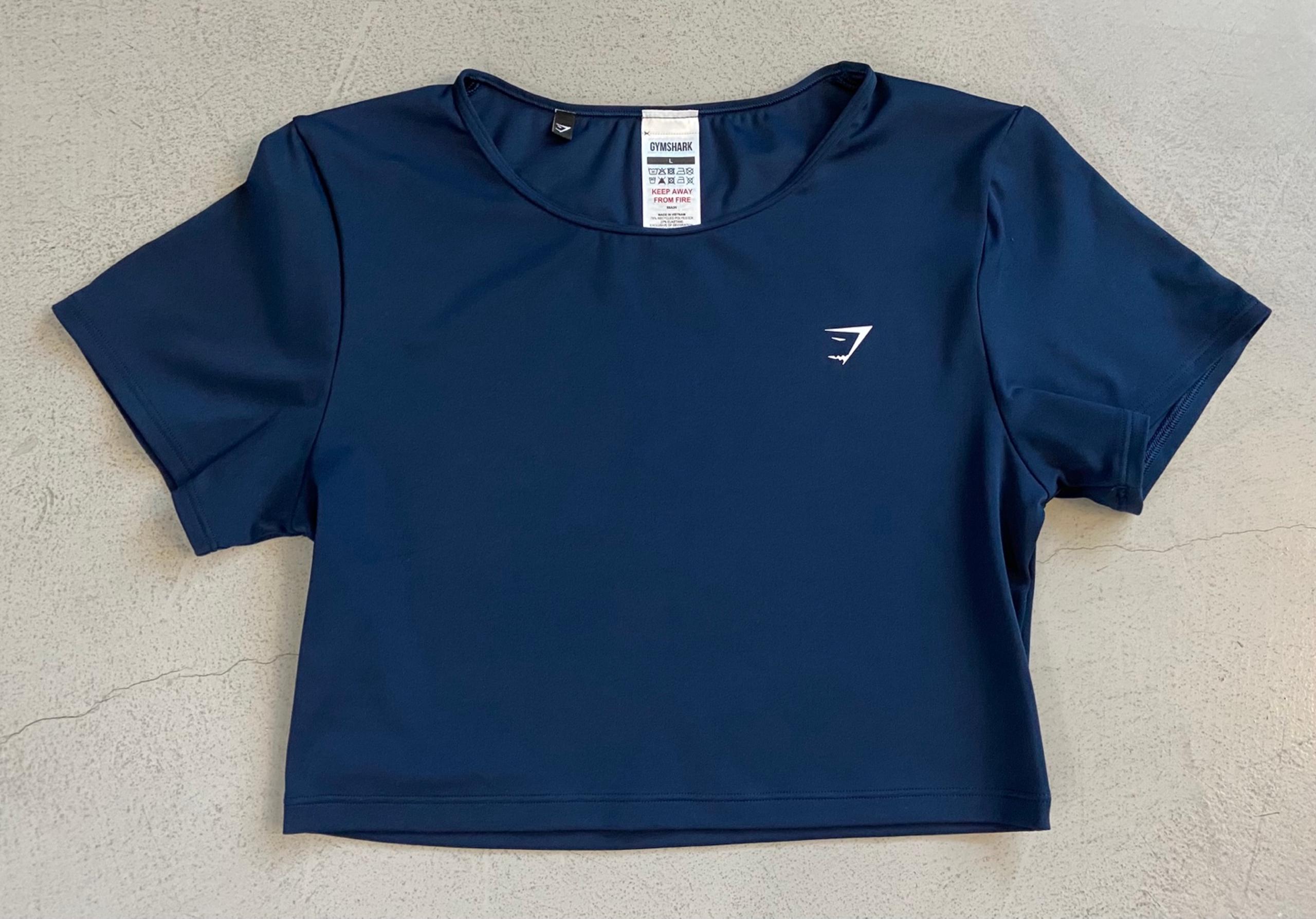 Gymshark Everyday Cap Sleeve T-Shirt Navy Size Large