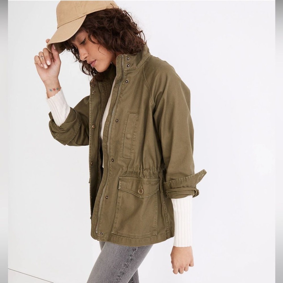 Madewell Army Green Utility Dispatch Military-Inspired Jacket Size XS