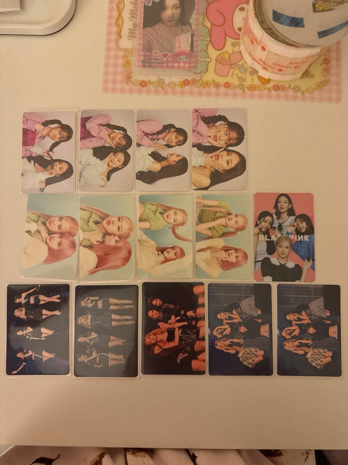 Blackpink group photocards