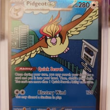 Pokemon Pidgeot EX full art SAR 225/197
