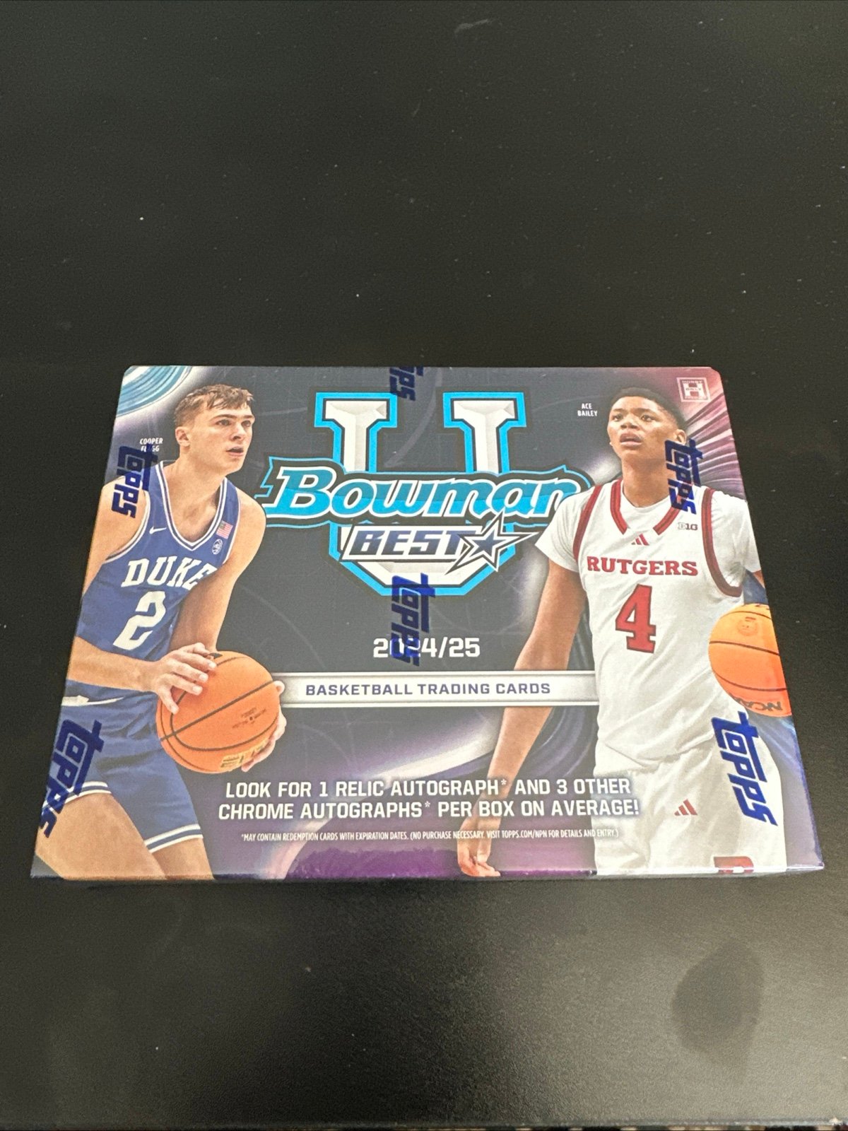 TOPPS 2024-25 Bowman University Best Basketball Hobby Box SEALED NEW!