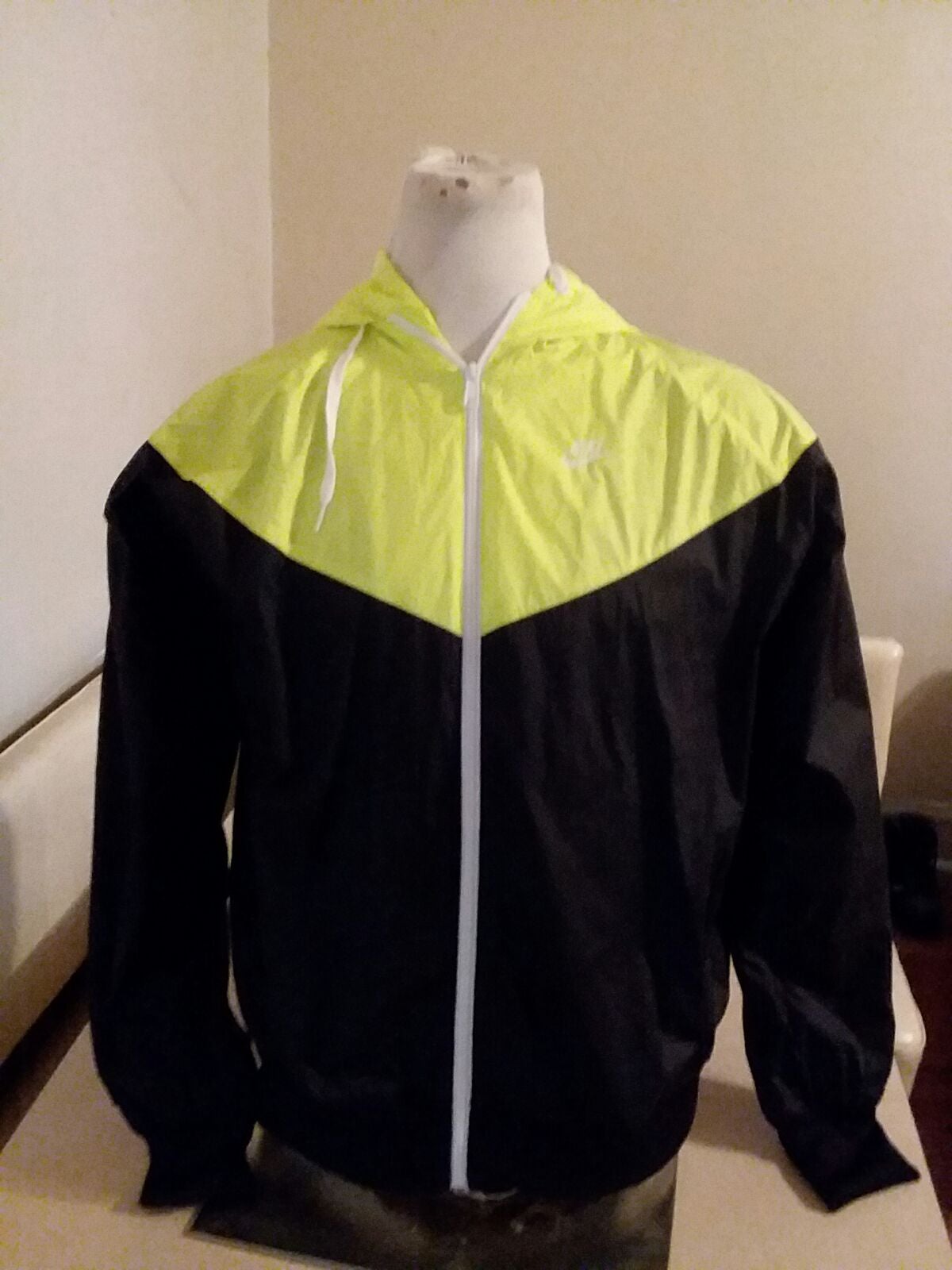 Vintage NIKE ColorBlock Jacket 2x Lime G