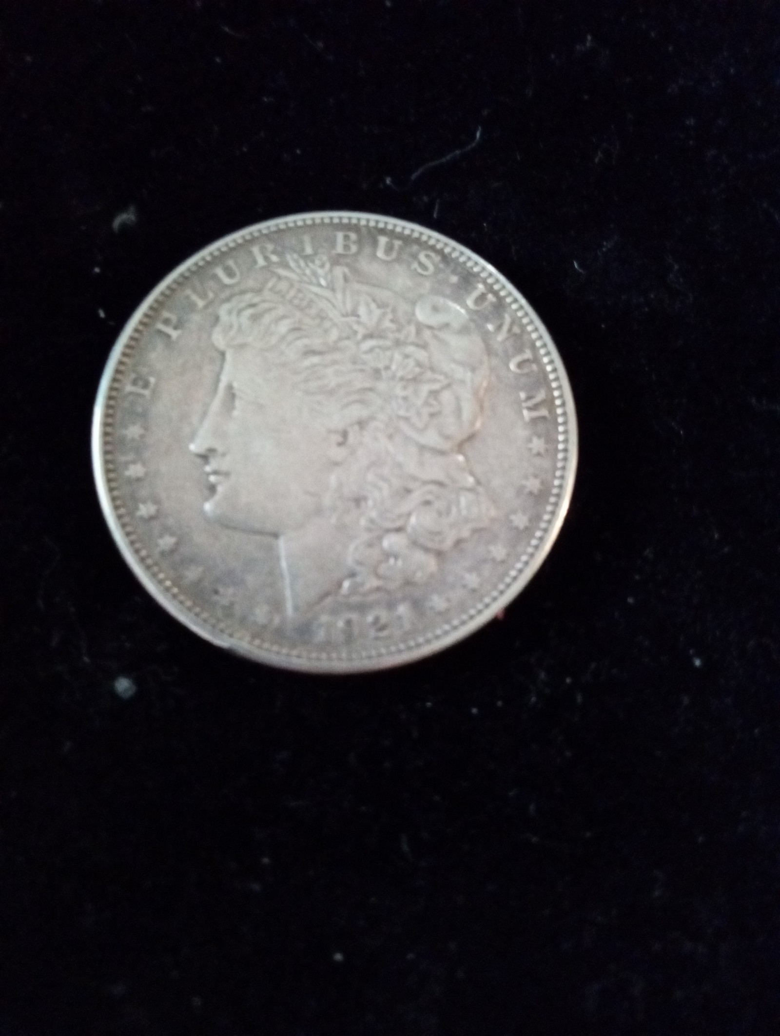 Morgan Silver dollar 1921