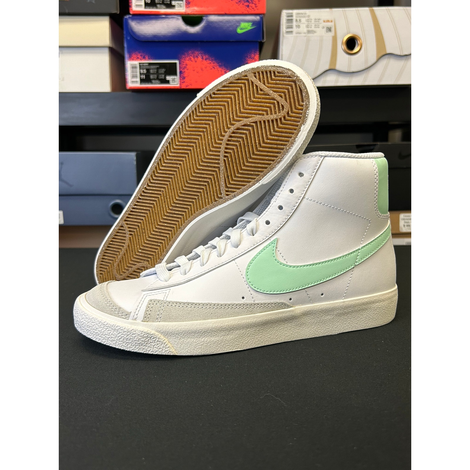Nike Blazer Mid GS White Mint / 90 Retail!! / Size 6.5Y (8W) / Brand New