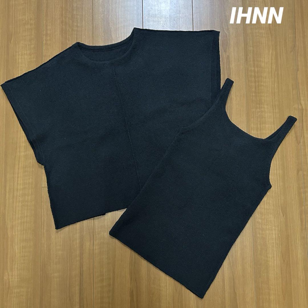 IHNN 2WAY Tops & Tank Top Matching Set (Same Fabric)