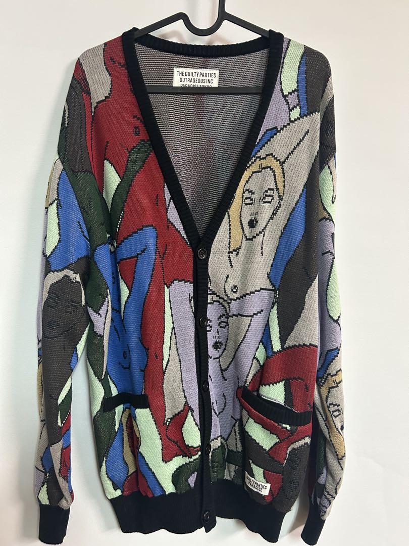 WACKO MARIA Art Print Cardigan