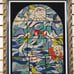 Framed embroidery 13x22inch