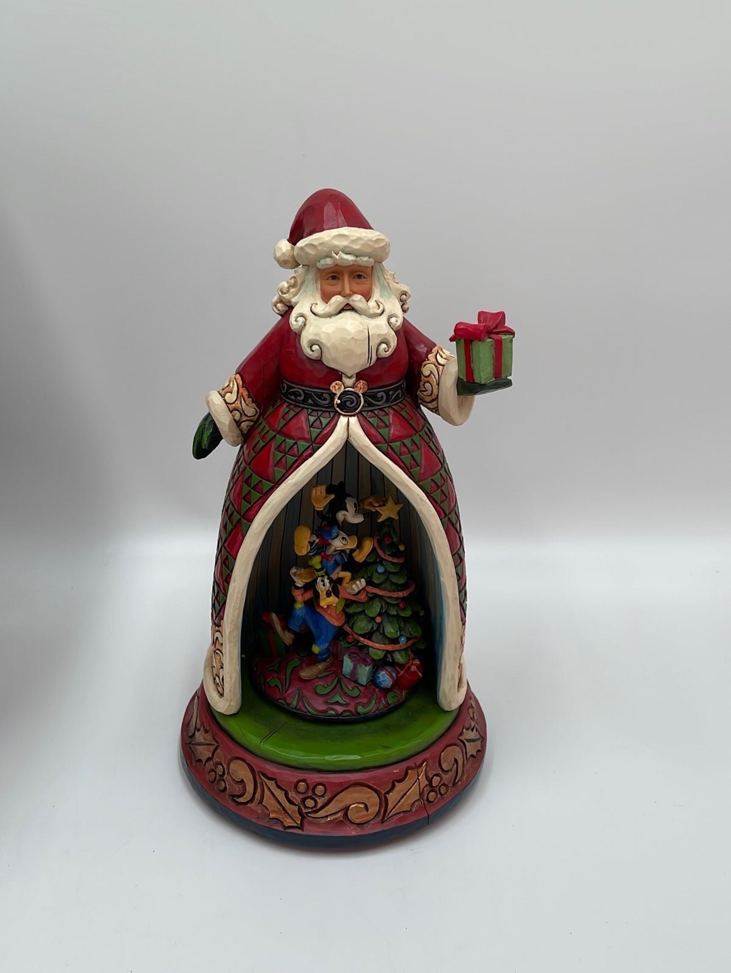 Disney Jim Shore “ Mickey’s  Tree Trimming Party “  Music Box