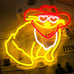 Cowboy Cat Neon Sign, Cat Neon Sign for Wall Decor, LED Cowboy Cat Neon Sign