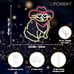 Cowboy Cat Neon Sign, Cat Neon Sign for Wall Decor, LED Cowboy Cat Neon Sign